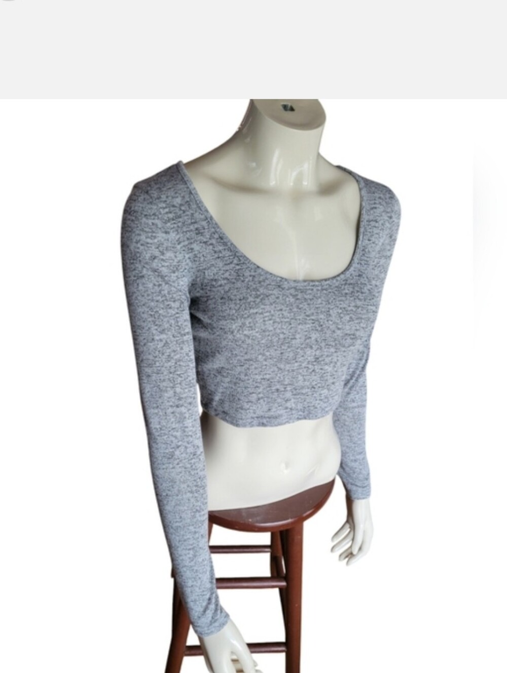 Size Large Forever 21 Gray Crop Top